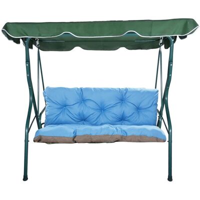SETGARDEN Poduszka na huśtawkę ogrodową - 120x60x50cm Niebieska SETGARDEN Poduszka na huśtawkę ogrodową - 120x60x50cm Niebieska