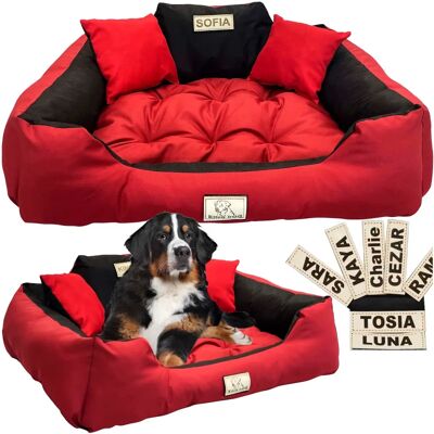 UB - PersonalBed - 100x75 cm - Czerwony - Legowisko dla zwierząt UB - PersonalBed - 100x75 cm - Czerwony - Legowisko dla zwierząt