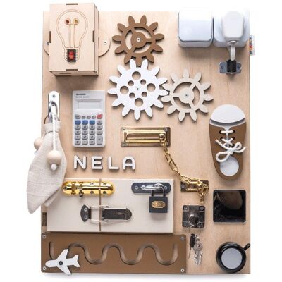 Manibox Edukacyjna Tablica Zmysłów - Edukacyjna Tablica Zmysłów Manibox Edukacyjna Tablica Zmysłów - Edukacyjna Tablica Zmysłów