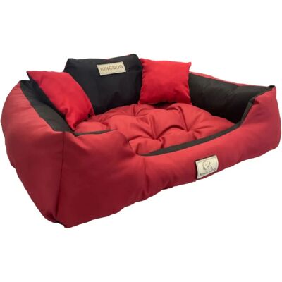 KingDog Czerwony Kanapa dla Psów 100x75cm KingDog Czerwony Kanapa dla Psów 100x75cm