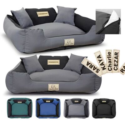 KINGDOG - MM43 - XL - Tummanharmaa - Dog Bed KINGDOG - MM43 - XL - Tummanharmaa - Dog Bed