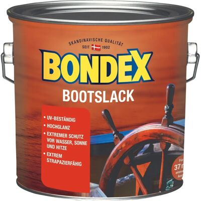 BONDEX Holzlack BOOTSLACK Klarlack 2,5L - Holzschutz & Versiegelung BONDEX Holzlack BOOTSLACK Klarlack 2,5L - Holzschutz & Versiegelung
