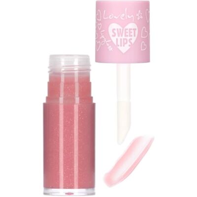 MANADA Modelo - Brillo de labios - Fórmula semitransparente MANADA Modelo - Brillo de labios - Fórmula semitransparente