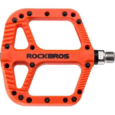 Rockbros 2018-12AOR Orange Fahrradpedale - Pedale Rockbros 2018-12AOR Orange Fahrradpedale - Pedale