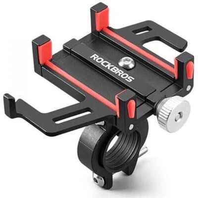 Rockbros Fahrrad Handyhalterung - Sicher, Verstellbar, Leicht Rockbros Fahrrad Handyhalterung - Sicher, Verstellbar, Leicht