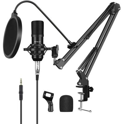 Puluz PU612B Studio Broadcast Kondensatormikrofon Set - Schwarz Puluz PU612B Studio Broadcast Kondensatormikrofon Set - Schwarz