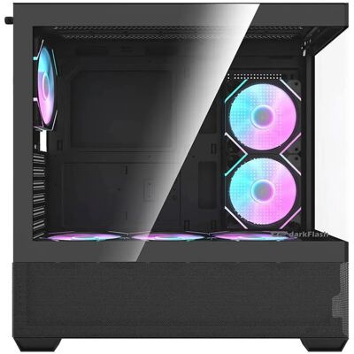 Darkflash Tech DS900 AIR Schwarzes Computergehäuse - Unterstützt ATX, M-ATX, ITX - 7 ARGB-Lüfter Darkflash Tech DS900 AIR Schwarzes Computergehäuse - Unterstützt ATX, M-ATX, ITX - 7 ARGB-Lüfter
