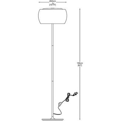 Lampe sur Pied en Cristal Zumaline - Verre, 4x G9 - Publicité Lampe sur Pied en Cristal Zumaline - Verre, 4x G9 - Publicité