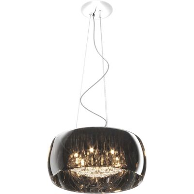 Suspension Zumaline Chrome - 6 G9, Dimmable, 145cm - Publicité Suspension Zumaline Chrome - 6 G9, Dimmable, 145cm - Publicité