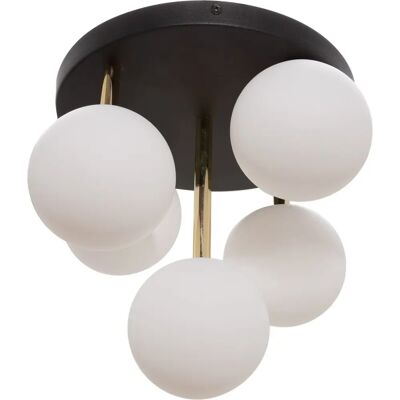 Lustre Globe en Groupe Ali - Métal Verre Dimmable Intérieur - Publicité Lustre Globe en Groupe Ali - Métal Verre Dimmable Intérieur - Publicité