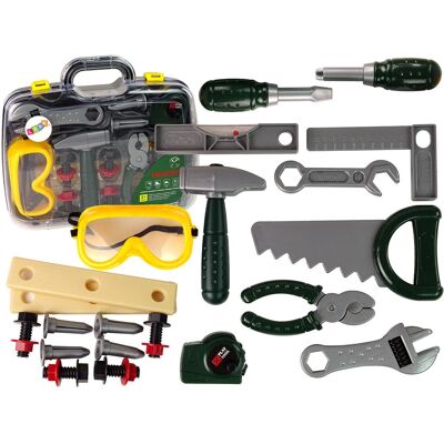 Zestaw DIY Lean Toys - Zestaw narzędzi dla dzieci w walizce Zestaw DIY Lean Toys - Zestaw narzędzi dla dzieci w walizce