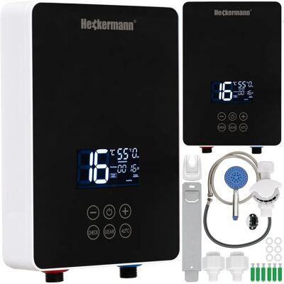Heckermann - SL-X2-60 - Nero - 6000W - Scaldabagno Heckermann - SL-X2-60 - Nero - 6000W - Scaldabagno