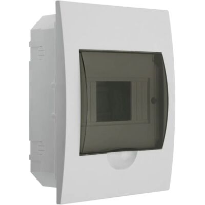 Kanlux 3841 Kunststoff Verteilerkasten - 6 Module, Grau Tür Kanlux 3841 Kunststoff Verteilerkasten - 6 Module, Grau Tür