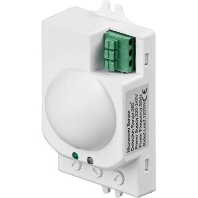 Kanlux Rolf JQ-L Mikrowellen-Bewegungsmelder - Innen, Weiß - Max 1200W - 360° Erkennung Kanlux Rolf JQ-L Mikrowellen-Bewegungsmelder - Innen, Weiß - Max 1200W - 360° Erkennung
