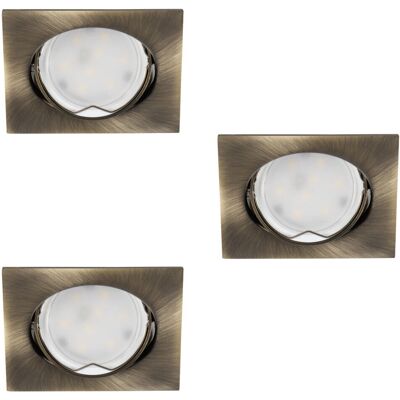 Kanlux 23843 Patinierte Kupfer GU10 LED Deckenleuchte-Set Kanlux 23843 Patinierte Kupfer GU10 LED Deckenleuchte-Set