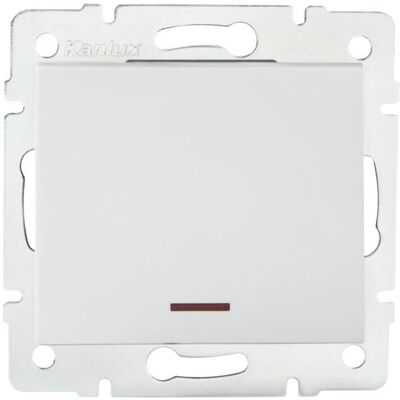 Kanlux Modello 25078 Luce da Soffitto - Interruttore Semplice con Indicatore LED Kanlux Modello 25078 Luce da Soffitto - Interruttore Semplice con Indicatore LED