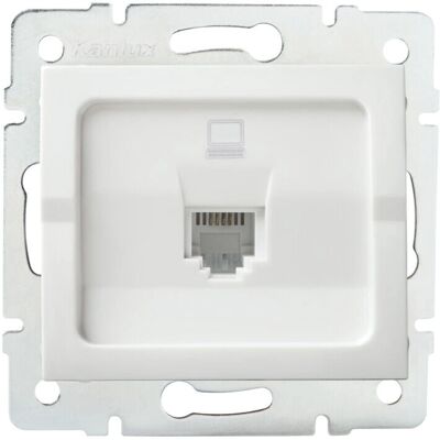 Kanlux 25108 Presa Ethernet - Montaggio a incasso RJ45 Cat5e Kanlux 25108 Presa Ethernet - Montaggio a incasso RJ45 Cat5e