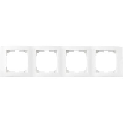 Accessorio scatola prese Kanlux 25124 - Bianco - Verticale 4 Slot Accessorio scatola prese Kanlux 25124 - Bianco - Verticale 4 Slot