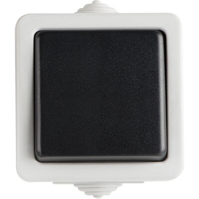 Interruttore luce nero IP54 Kanlux 25349 - Interruttore Interruttore luce nero IP54 Kanlux 25349 - Interruttore