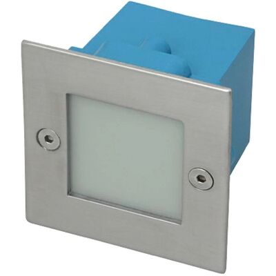 Kanlux Model - Čtvercové Satin Chrom LED Nástěnné Světlo - Nástěnné Světlo Kanlux Model - Čtvercové Satin Chrom LED Nástěnné Světlo - Nástěnné Světlo