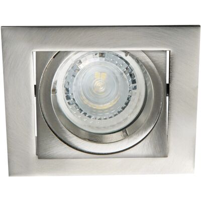 Kanlux 26756 Lampada da Soffitto - Quadrato, Regolabile, GU10/GU5.3 Kanlux 26756 Lampada da Soffitto - Quadrato, Regolabile, GU10/GU5.3