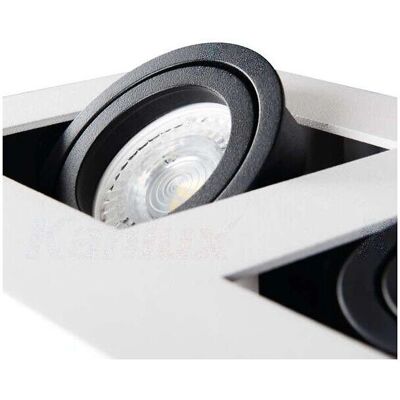 Kanlux Einbau-Spothlight - 2x GU10 - Weiß - Innen Kanlux Einbau-Spothlight - 2x GU10 - Weiß - Innen