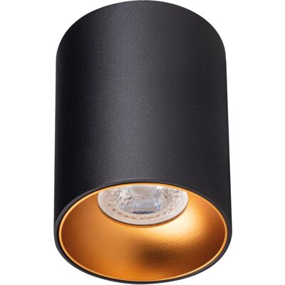 Lampada da Soffitto Kanlux RITI - GU10 - Nero/Oro Lampada da Soffitto Kanlux RITI - GU10 - Nero/Oro