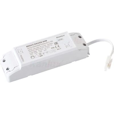 Kanlux LED Netzteil - 30-42V - 40W - IP20 - Doppelte Isolierung - Kompakt Kanlux LED Netzteil - 30-42V - 40W - IP20 - Doppelte Isolierung - Kompakt