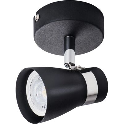 Lampada da parete Kanlux 28761 GU10 - Montaggio interno parete o soffitto - Nero Lampada da parete Kanlux 28761 GU10 - Montaggio interno parete o soffitto - Nero