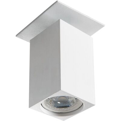 Kanlux 29312 Luminaire de plafond GU10 - Aluminium blanc carré - Publicité Kanlux 29312 Luminaire de plafond GU10 - Aluminium blanc carré - Publicité