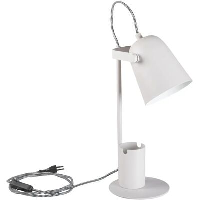 Lampe de table blanche Kanlux 36281 - E27, 5W, Métal - Publicité Lampe de table blanche Kanlux 36281 - E27, 5W, Métal - Publicité