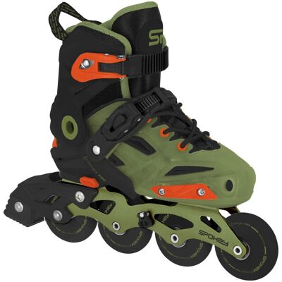 Spokey Freespo Kids Regulowane rolki - Kaki Spokey Freespo Kids Regulowane rolki - Kaki