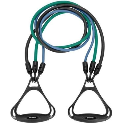 Spokey BACKER SET Verstellbarer Gummiexpander - Fitnessgerät Spokey BACKER SET Verstellbarer Gummiexpander - Fitnessgerät