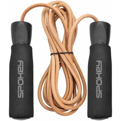 Spokey Quick Skip Corda da saltare in pelle - Regolabile 280cm - Attrezzi fitness Spokey Quick Skip Corda da saltare in pelle - Regolabile 280cm - Attrezzi fitness