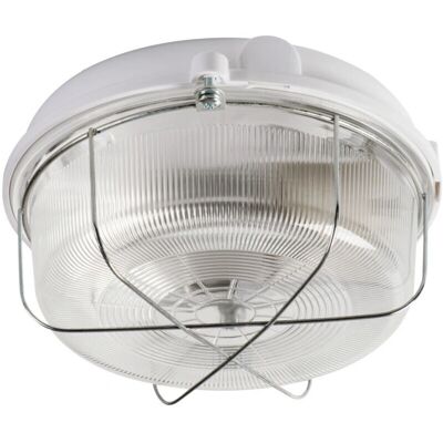 Kanlux INES 7061N Lampa ścienna i sufitowa - IP43 Biało-Gra Kanlux INES 7061N Lampa ścienna i sufitowa - IP43 Biało-Gra