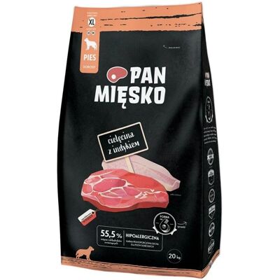 Pan Mięsko Torrfoder för Stora Raser - Kalv & Kalkon 20kg Pan Mięsko Torrfoder för Stora Raser - Kalv & Kalkon 20kg