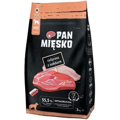 PAN MIESKO Mr. Lihapullat - Sabor a Carne de Ternera Comida para Perros PAN MIESKO Mr. Lihapullat - Sabor a Carne de Ternera Comida para Perros
