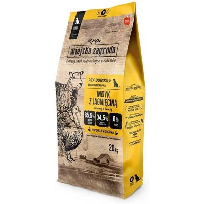 Wiejska Zagroda hundmat - 20kg - Naturlig, Kornfri, Laxolja Wiejska Zagroda hundmat - 20kg - Naturlig, Kornfri, Laxolja
