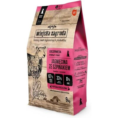 Nourriture pour Chiens Wiejska Zagroda Agneau Épinards - 9kg - Publicité Nourriture pour Chiens Wiejska Zagroda Agneau Épinards - 9kg - Publicité