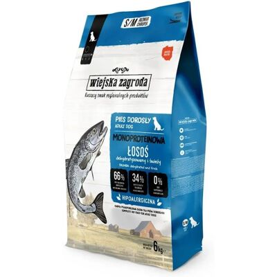 Wiejska Zagroda Karm dla psa z łososiem - Monoproteina - 6kg Wiejska Zagroda Karm dla psa z łososiem - Monoproteina - 6kg