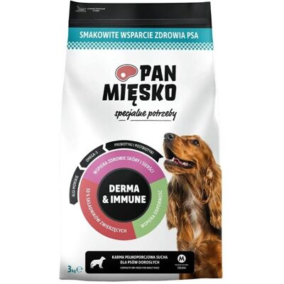 PAN MIĘSKO Karma 3 Kg - Specjalne potrzeby Derma & Immune Świnia PAN MIĘSKO Karma 3 Kg - Specjalne potrzeby Derma & Immune Świnia