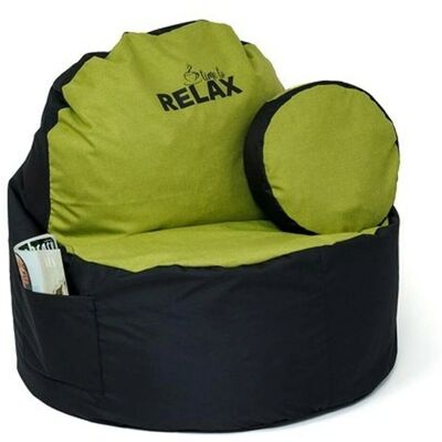 GO GIFT Czarna Oliwka Oxford Tkanina Odporna na Rozdarcia - Pouffe GO GIFT Czarna Oliwka Oxford Tkanina Odporna na Rozdarcia - Pouffe