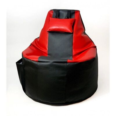Go Gift - Sako Puffi - czarny-czerwony - XXL - pouf Go Gift - Sako Puffi - czarny-czerwony - XXL - pouf