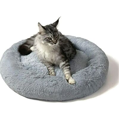 Dierenbed GO GIFT M Grijs - Rond, Memory Foam, 57x57x10 cm Dierenbed GO GIFT M Grijs - Rond, Memory Foam, 57x57x10 cm