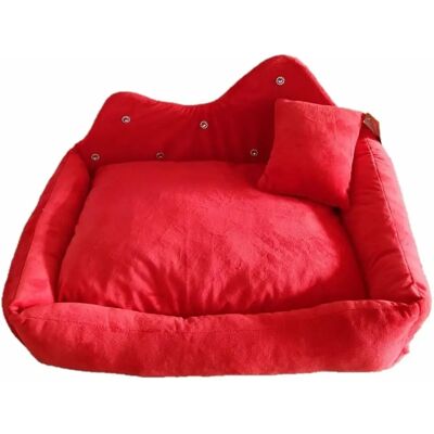 GO GIFT Prince Rode Huisdierbed - L, 52x42x10 cm GO GIFT Prince Rode Huisdierbed - L, 52x42x10 cm