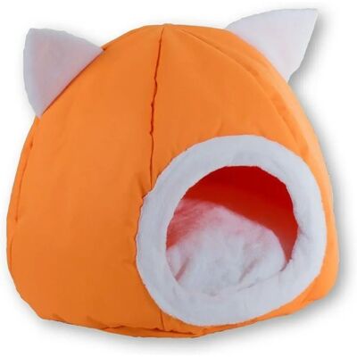 GO GIFT Huisdierbed - 40x34x40 cm - Oranje GO GIFT Huisdierbed - 40x34x40 cm - Oranje