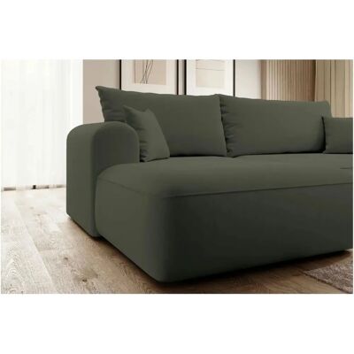 Selsey Ovo L-Form Sofa Olivgrün - Couch Selsey Ovo L-Form Sofa Olivgrün - Couch