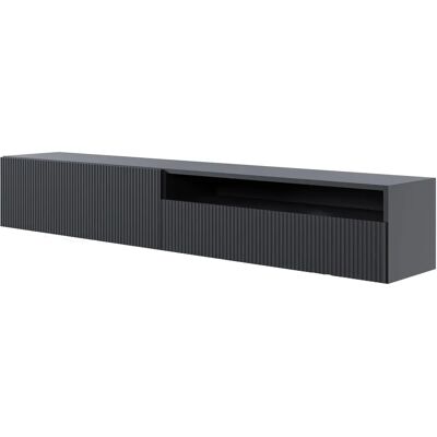 Selsey Veldio Wandmontiertes TV-Möbel - 175cm - Schwarz Selsey Veldio Wandmontiertes TV-Möbel - 175cm - Schwarz