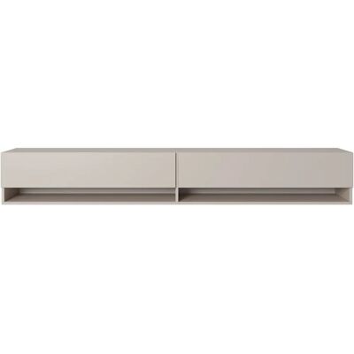 Selsey Mirrgo Wand-TV-Schrank - 200cm - Taupe Selsey Mirrgo Wand-TV-Schrank - 200cm - Taupe