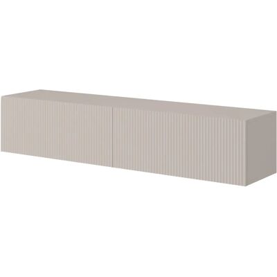 Mobili TV Selsey Veldio - 140cm - Beige-Grigio - Design minimalista moderno Mobili TV Selsey Veldio - 140cm - Beige-Grigio - Design minimalista moderno